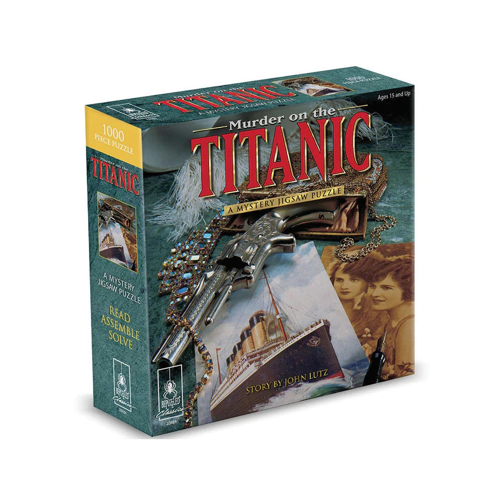 1000 Piece Mystery Jigsaw - Murder on the Titanic-Yarrawonga Fun and Games