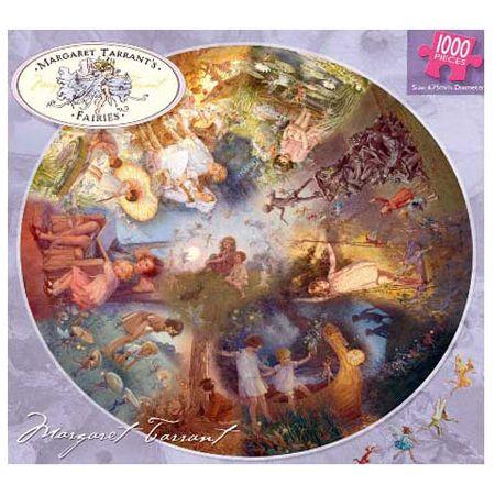 1000 Piece Round Jigsaw - Fairies - Margaret Tarrant’s-Yarrawonga Fun and Games