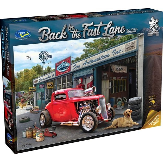 1000 piece Jigsaw - Old School Gearhead