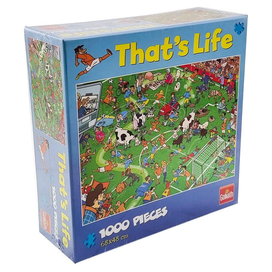 1000 piece Jigsaw -Thats Life - Football-Yarrawonga Fun and Games