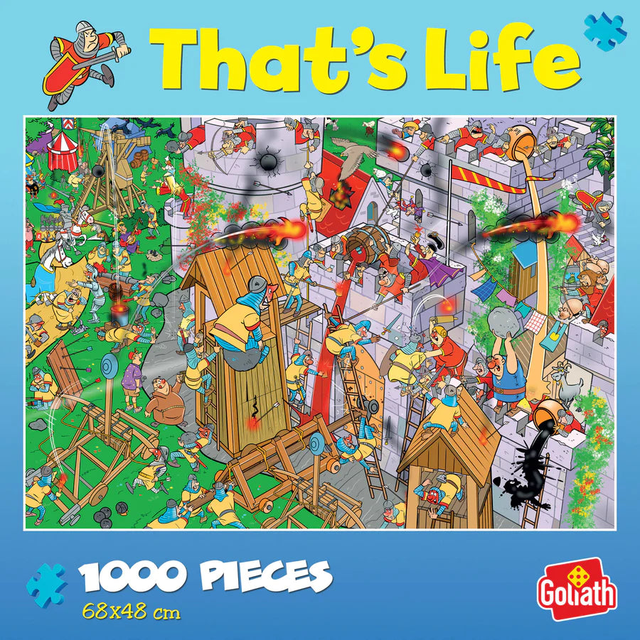 1000 piece Jigsaw -Thats Life - Medieval Castle-Yarrawonga Fun and Games