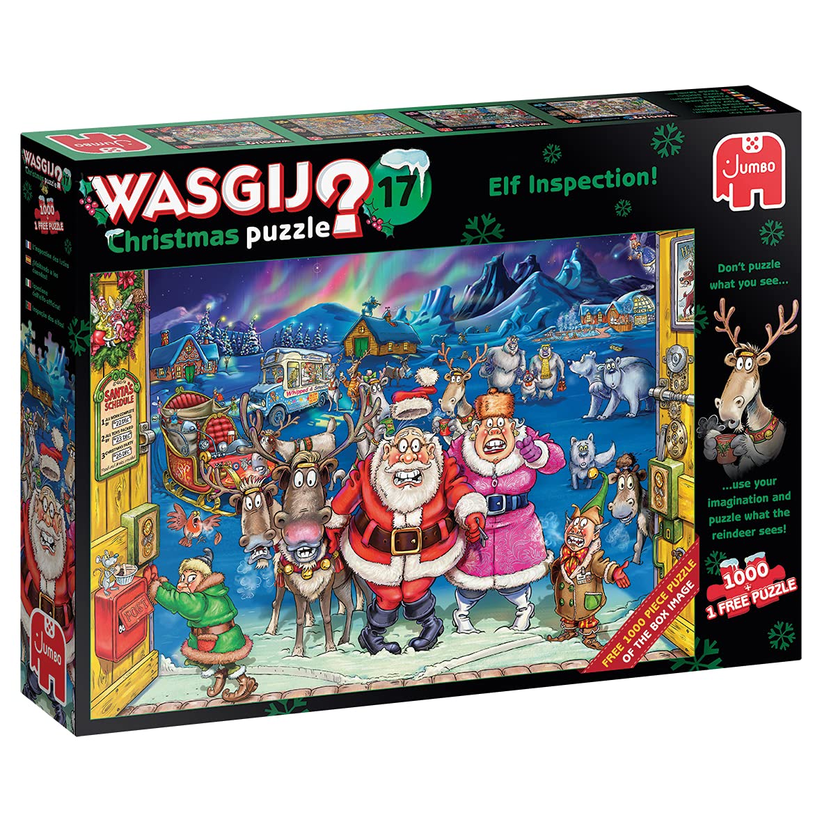 1000 piece Jigsaw – Wasgij Christmas #17-Yarrawonga Fun and Games