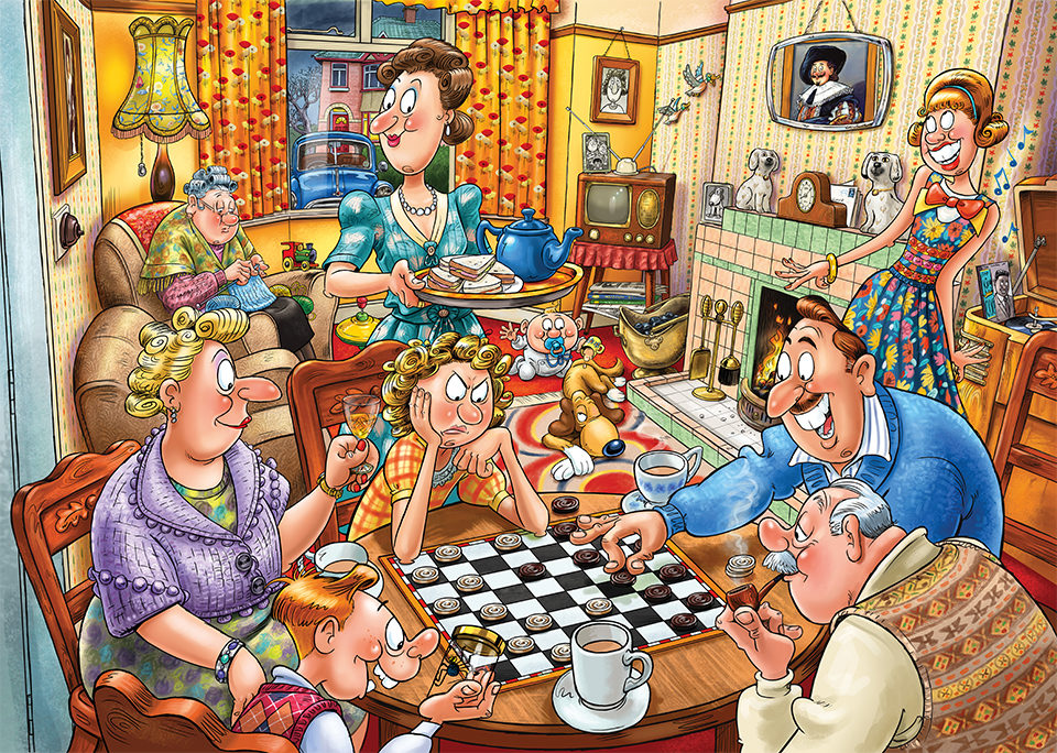 1000 piece Jigsaw – Wasgij Destiny #25-Yarrawonga Fun and Games