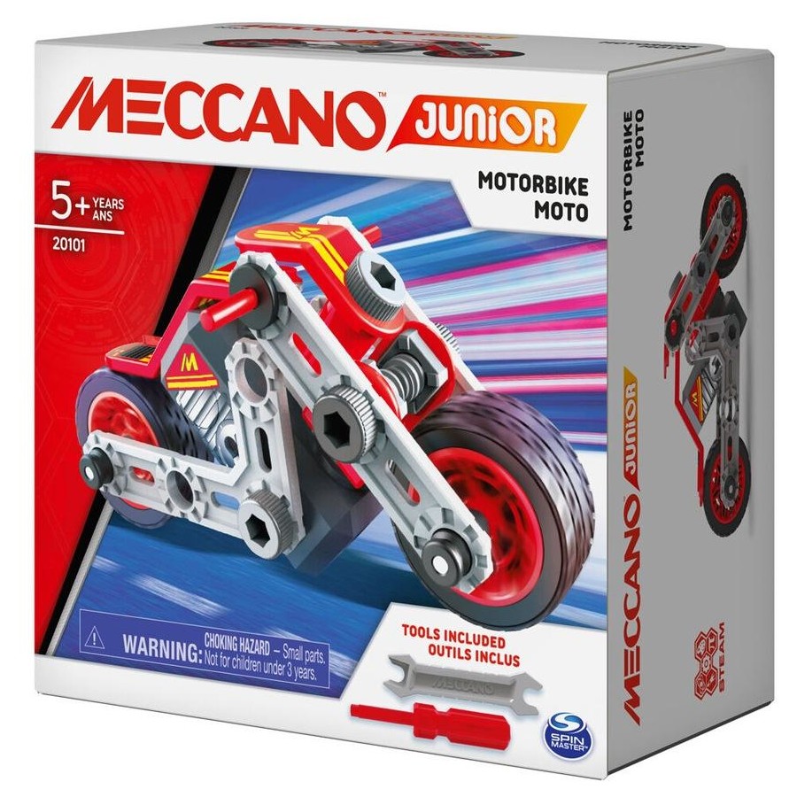 Meccano Junior - Builders Actions Sets - Various-Motorbike-Yarrawonga Fun and Games