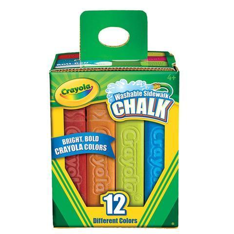 12 Coloured Sidewalk Chalk-Yarrawonga Fun and Games