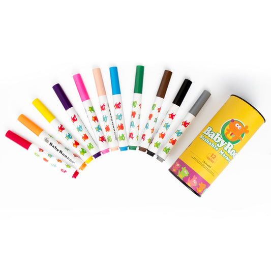 12 Washable Markers