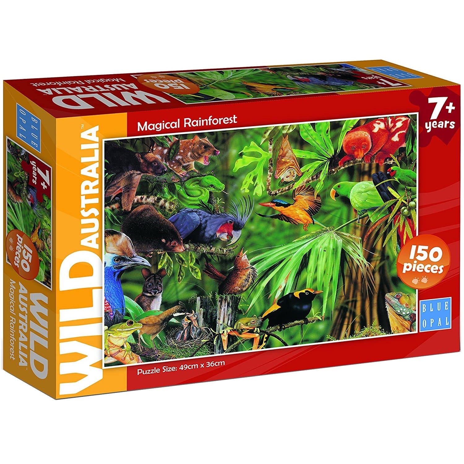 150 Piece Jigsaw - Magical Rainforest-Yarrawonga Fun and Games