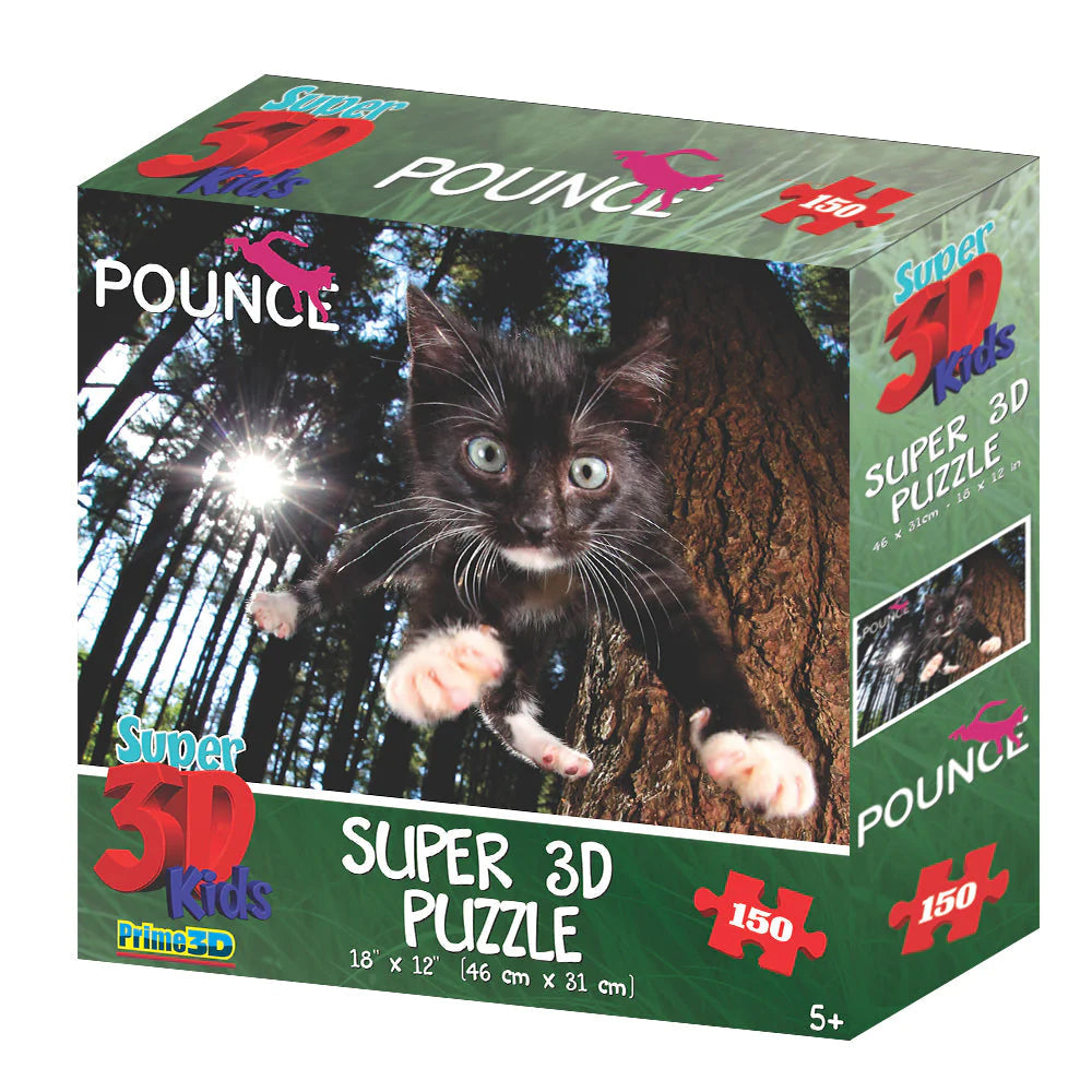 150 piece 3D Jigsaws - Various-Pounce-Yarrawonga Fun and Games