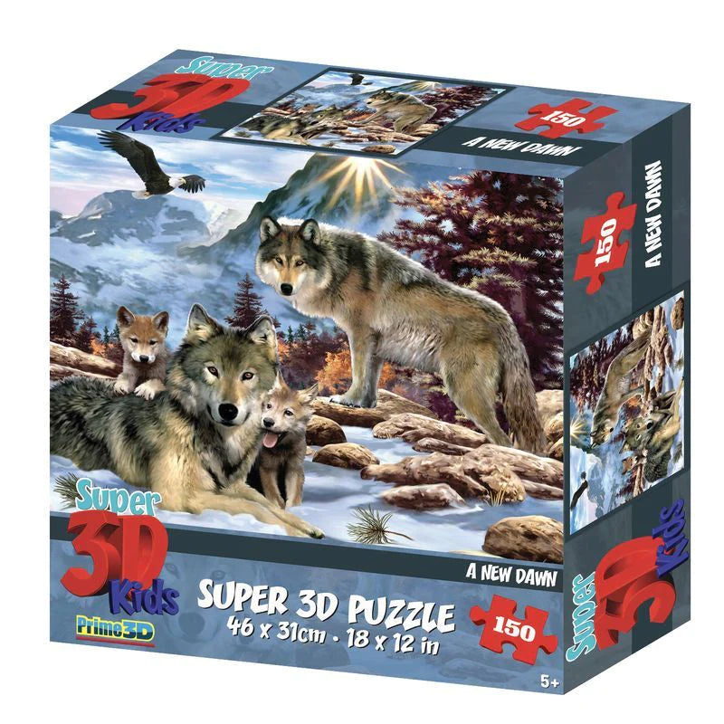 150 piece 3D Jigsaws - Various-A New dawn-Yarrawonga Fun and Games