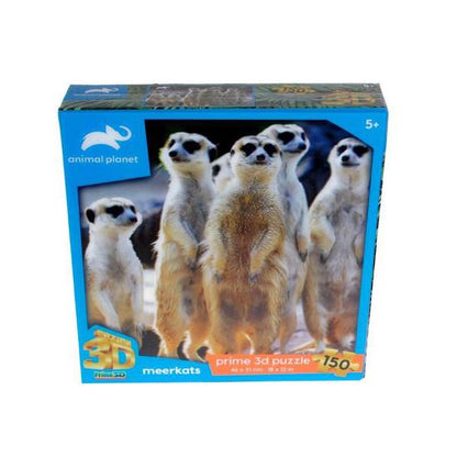 150 piece 3D Jigsaws - Various-Meerkats-Yarrawonga Fun and Games