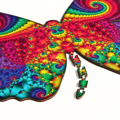 167 Piece Wooden Jigsaw - Brilliant Butterfly-Yarrawonga Fun and Games