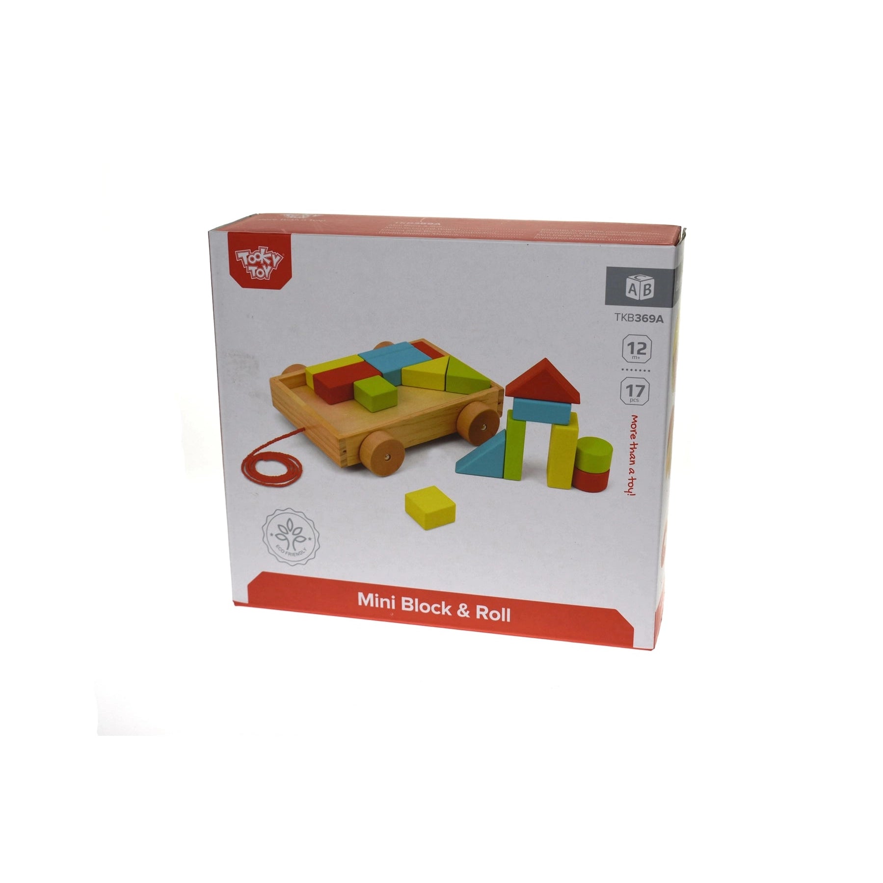 17 Piece wooden Blocks with Cart-Yarrawonga Fun and Games