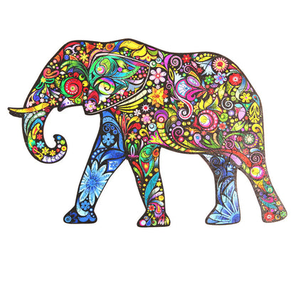 174 Piece Wooden Jigsaw - Ellie Elephant-Yarrawonga Fun and Games