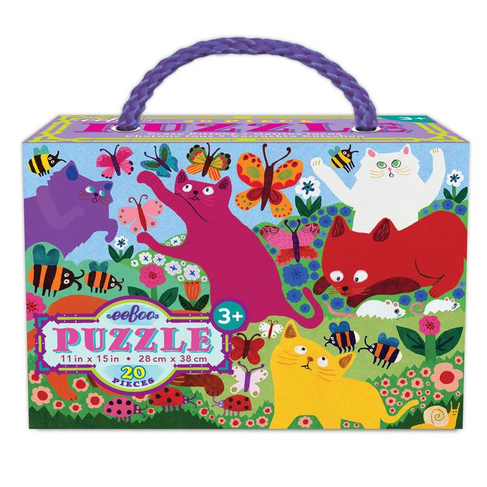 20 Piece Jigsaw - Crazy Kittens-Yarrawonga Fun and Games
