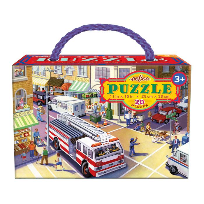 20 Piece Jigsaw - Fire Truck-Yarrawonga Fun and Games