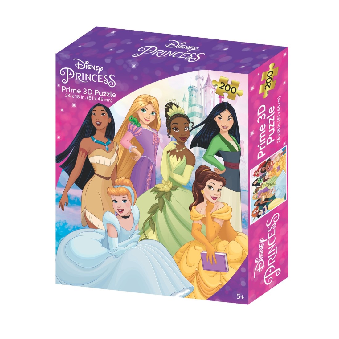200 Piece Jigsaw - 3D - Disney Princess-Yarrawonga Fun and Games