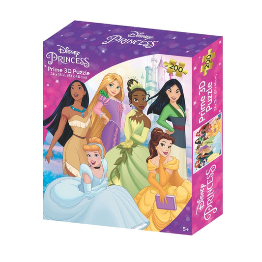 200 Piece Jigsaw - 3D - Disney Princess-Yarrawonga Fun and Games