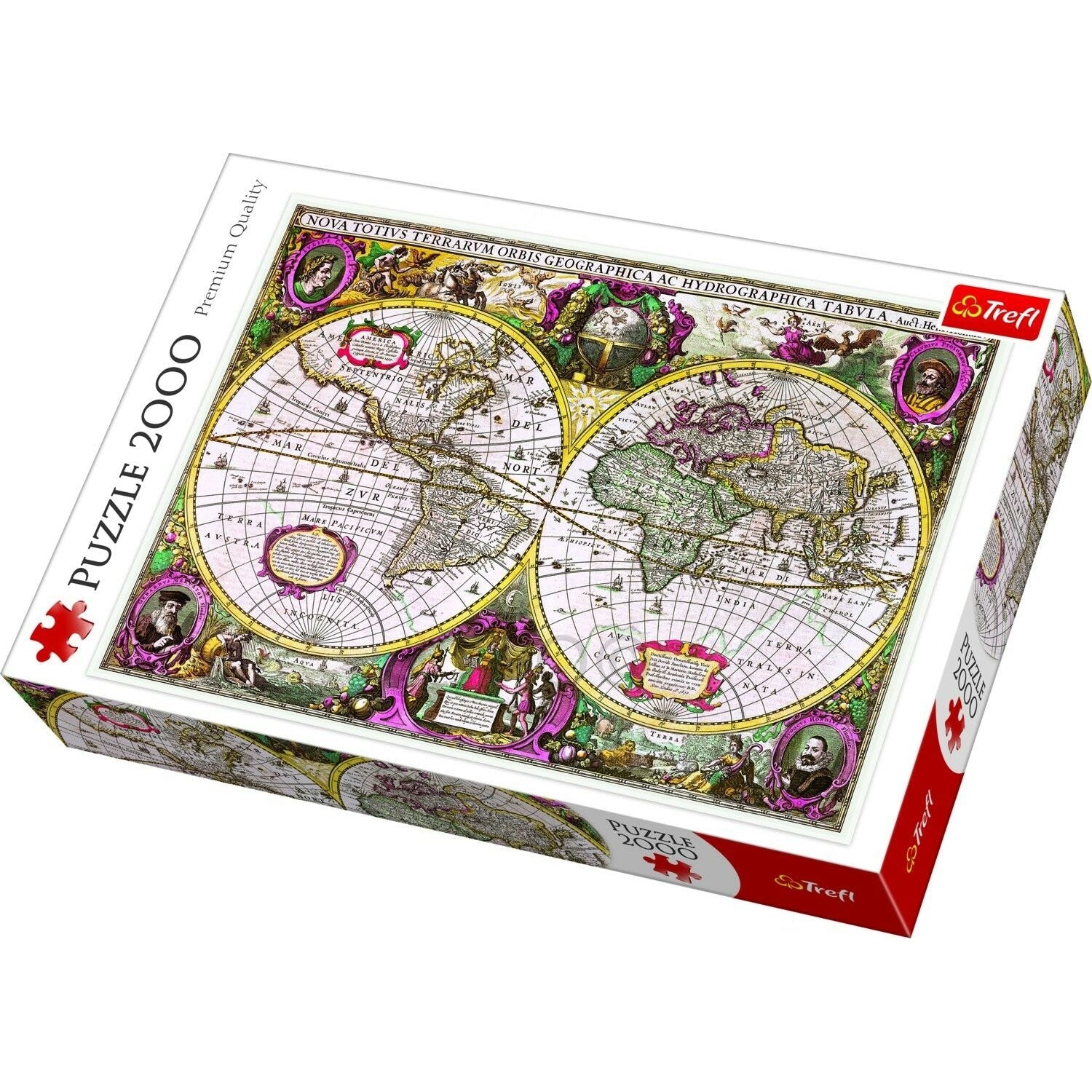 2000 Piece Jigsaw - World Map 1630-Yarrawonga Fun and Games