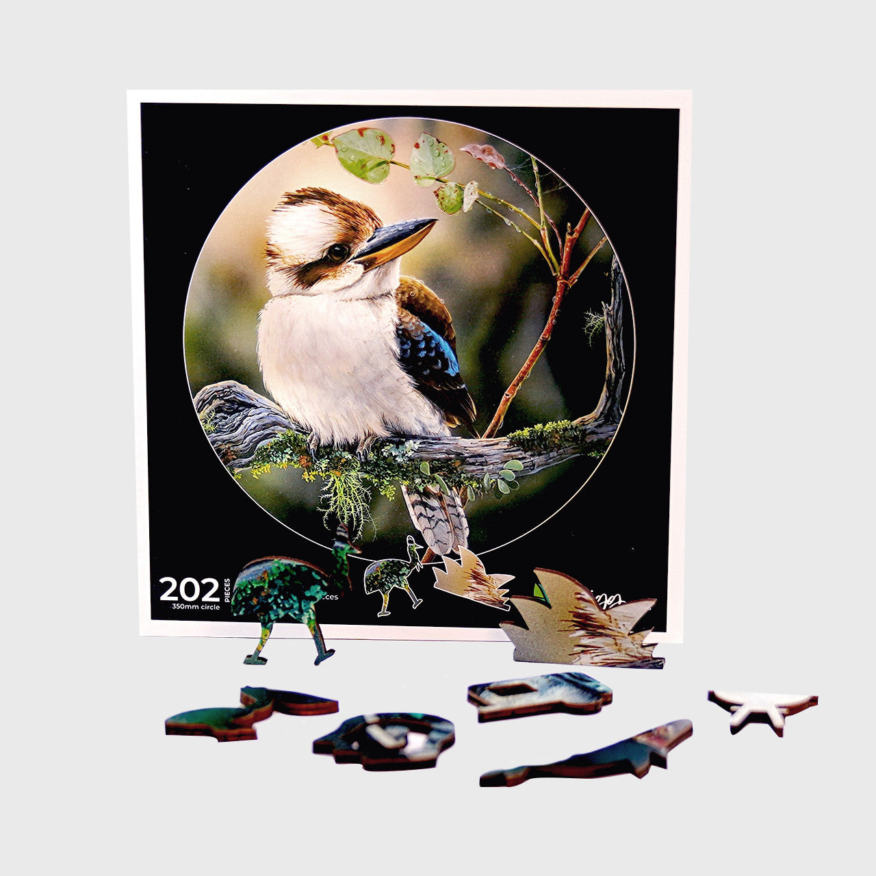 202 Piece Wooden Jigsaw - Kookaburra-Yarrawonga Fun and Games