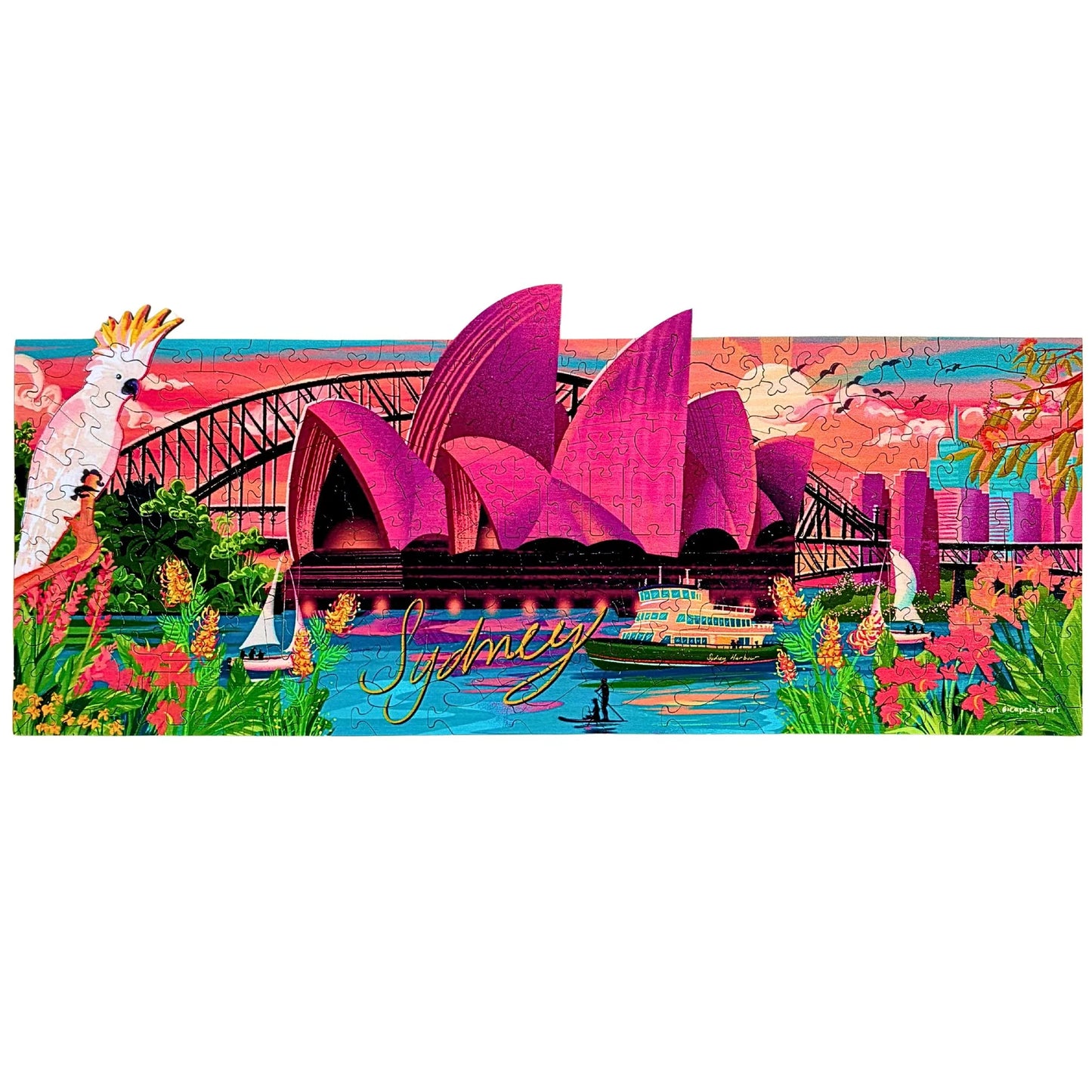 230 Piece Wooden Jigsaw - Stunning Sydney-Yarrawonga Fun and Games