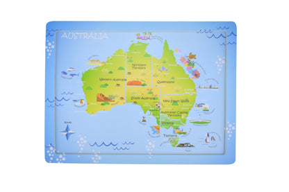 24 Piece Jigsaw Puzzle - 2 in 1 Map of Australia-Yarrawonga Fun and Games
