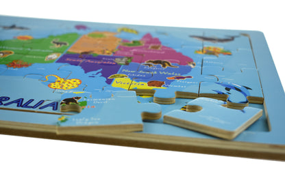 24 Piece Jigsaw Puzzle - Map of Australia