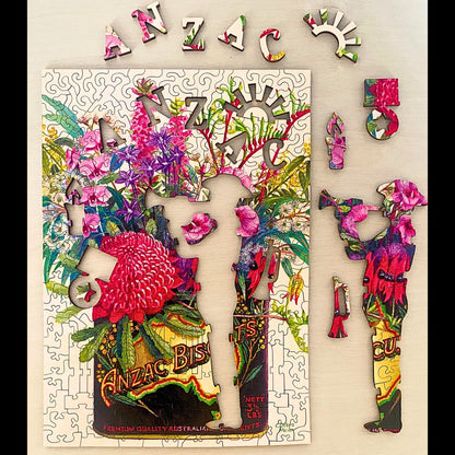276 Piece Wooden Jigsaw - State Emblems-Yarrawonga Fun and Games