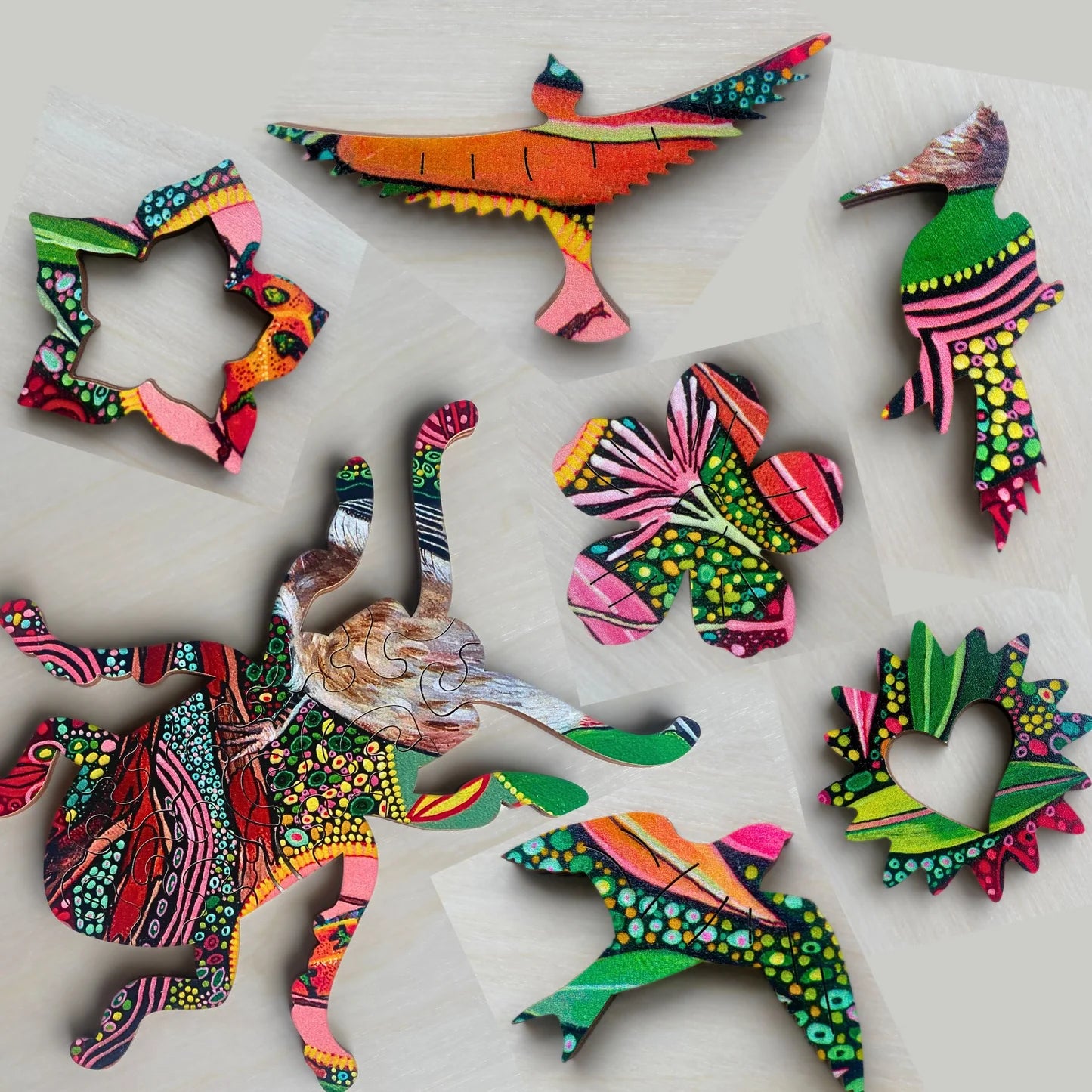 278 Piece Wooden Jigsaw - Powderpuff Lilly-Yarrawonga Fun and Games