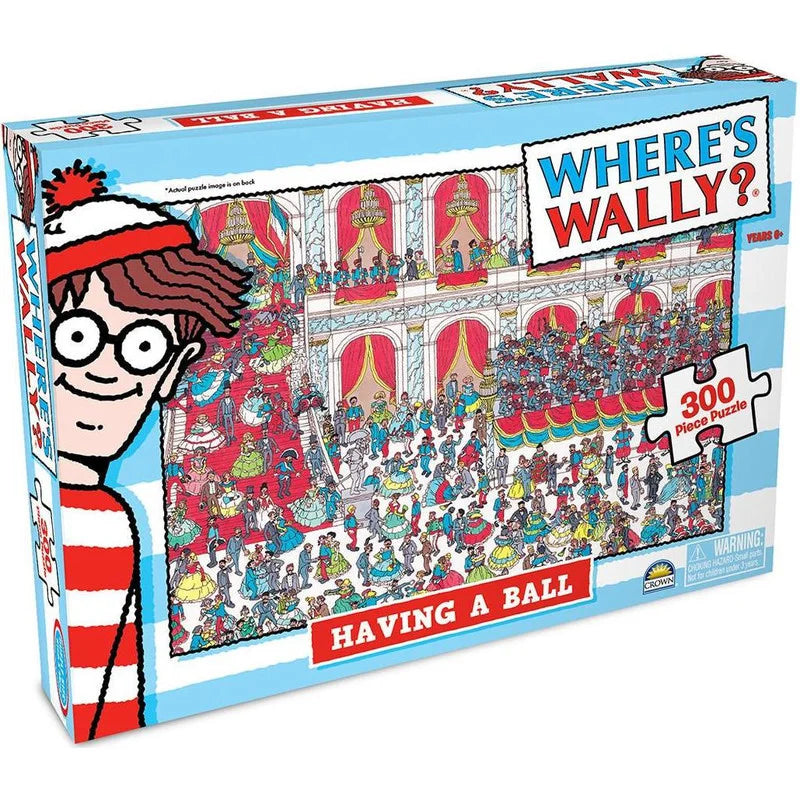 300 Piece Jigsaw - Where's Wally? - Having a Ball-Yarrawonga Fun and Games