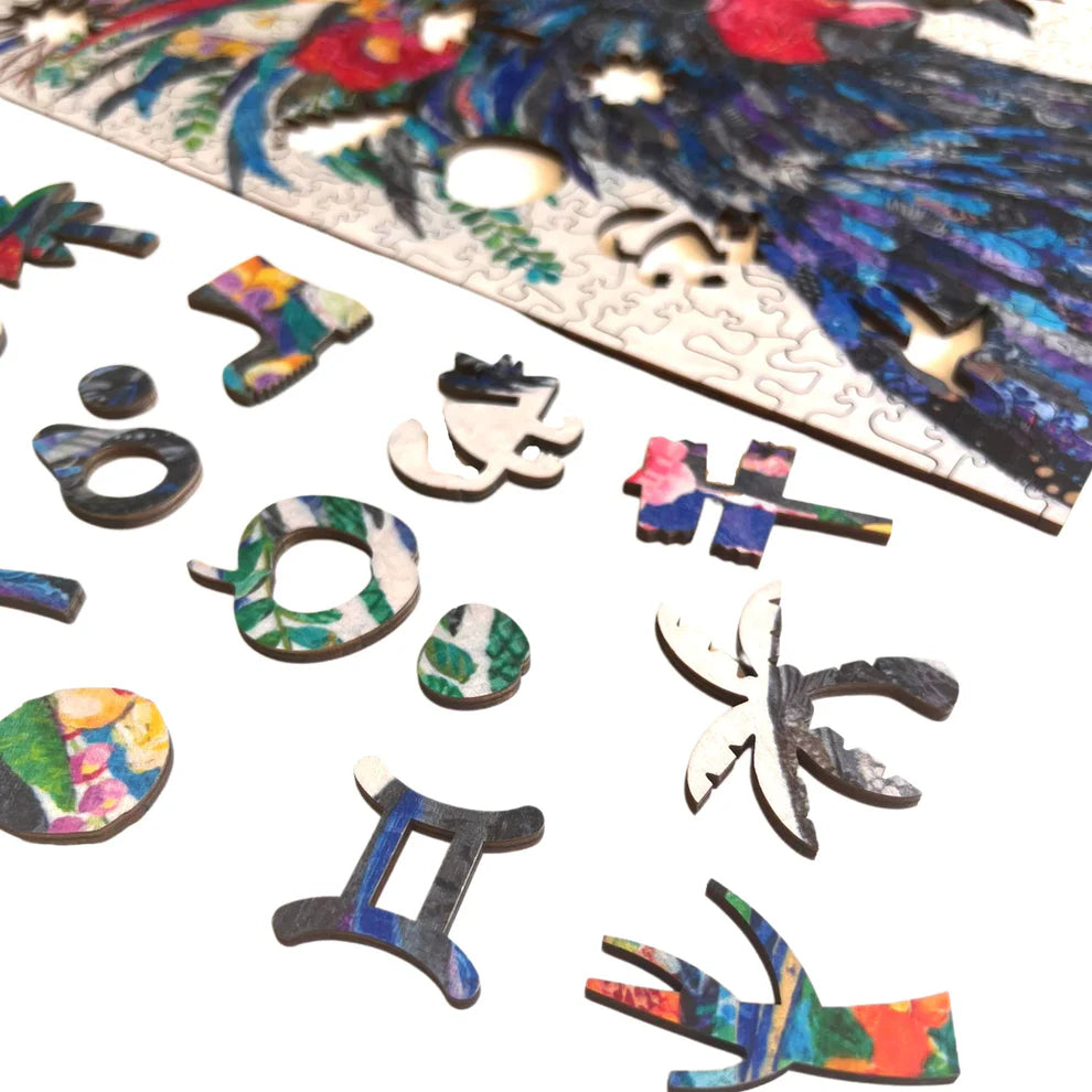 389 Piece Wooden Jigsaw - Black Cockatoo-Yarrawonga Fun and Games