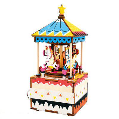 3D Music Box Puzzle - Merry Go Round-Yarrawonga Fun and Games