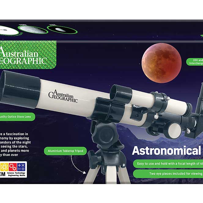 40mm Astronomical Telescope-Yarrawonga Fun and Games