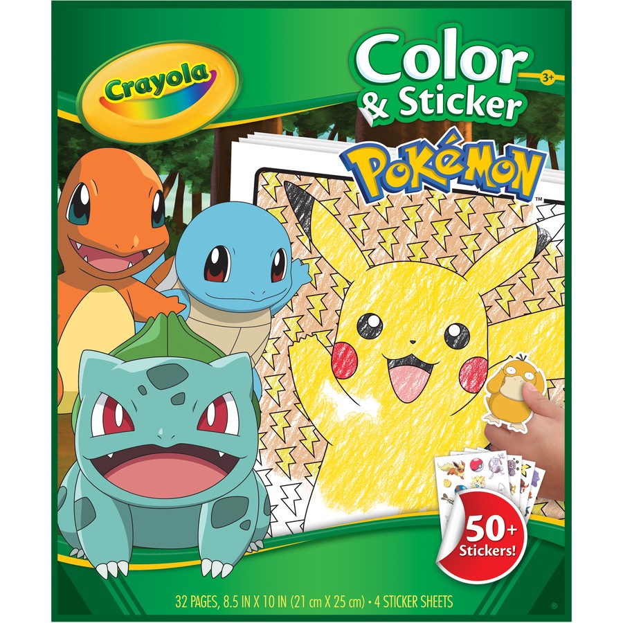 Pokemon Colouring and Stickers-Yarrawonga Fun and Games