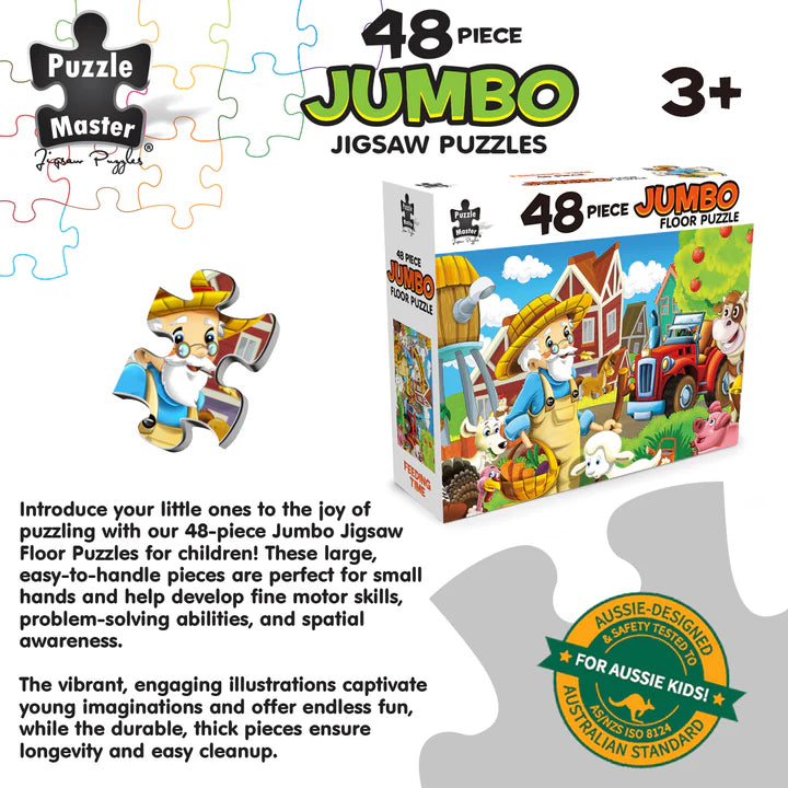 48 Piece Floor Jigsaw - Farm-Yarrawonga Fun and Games