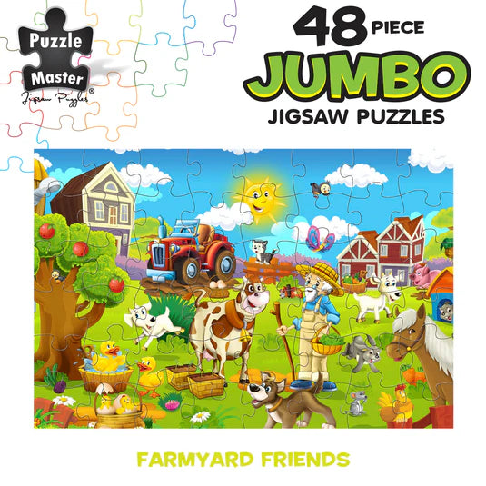 48 Piece Floor Jigsaw - Farm-Yarrawonga Fun and Games