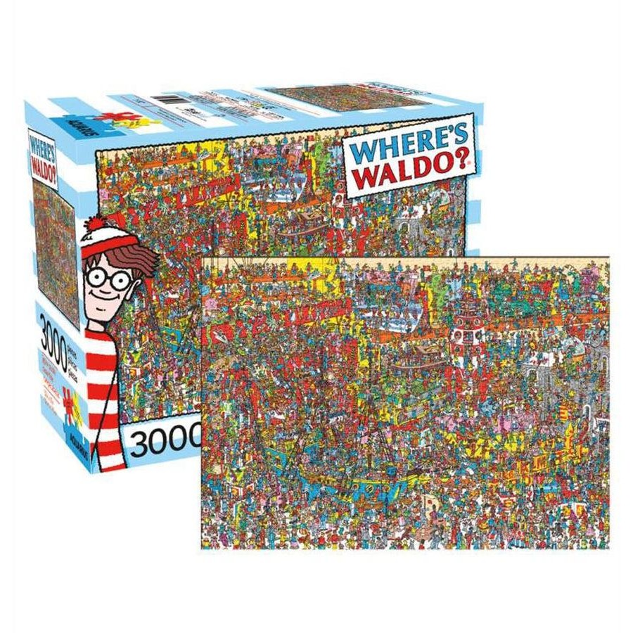 3000 Piece Jigsaw - Where's Waldo?-Yarrawonga Fun and Games