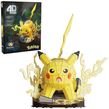 4D Build Pokemon - 4 Designs-Pikachu-Yarrawonga Fun and Games