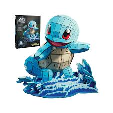 4D Build Pokemon - 4 Designs-Squirtle-Yarrawonga Fun and Games