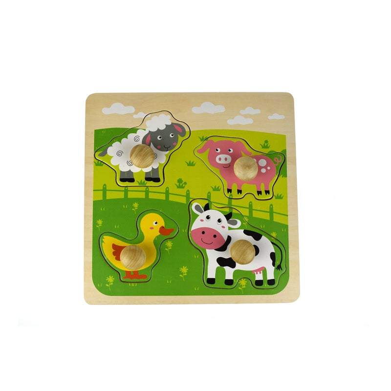 5 Piece Jigsaw - Farm Animals-Yarrawonga Fun and Games.