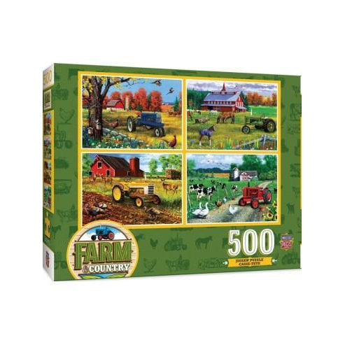 500 Piece Jigsaw - Farm and County-Yarrawonga Fun and Games