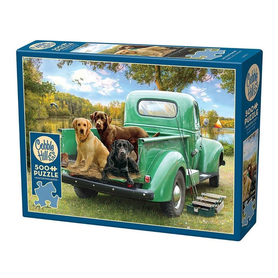 500 Piece Jigsaw - Lets Go Fishing-Yarrawonga Fun and Games