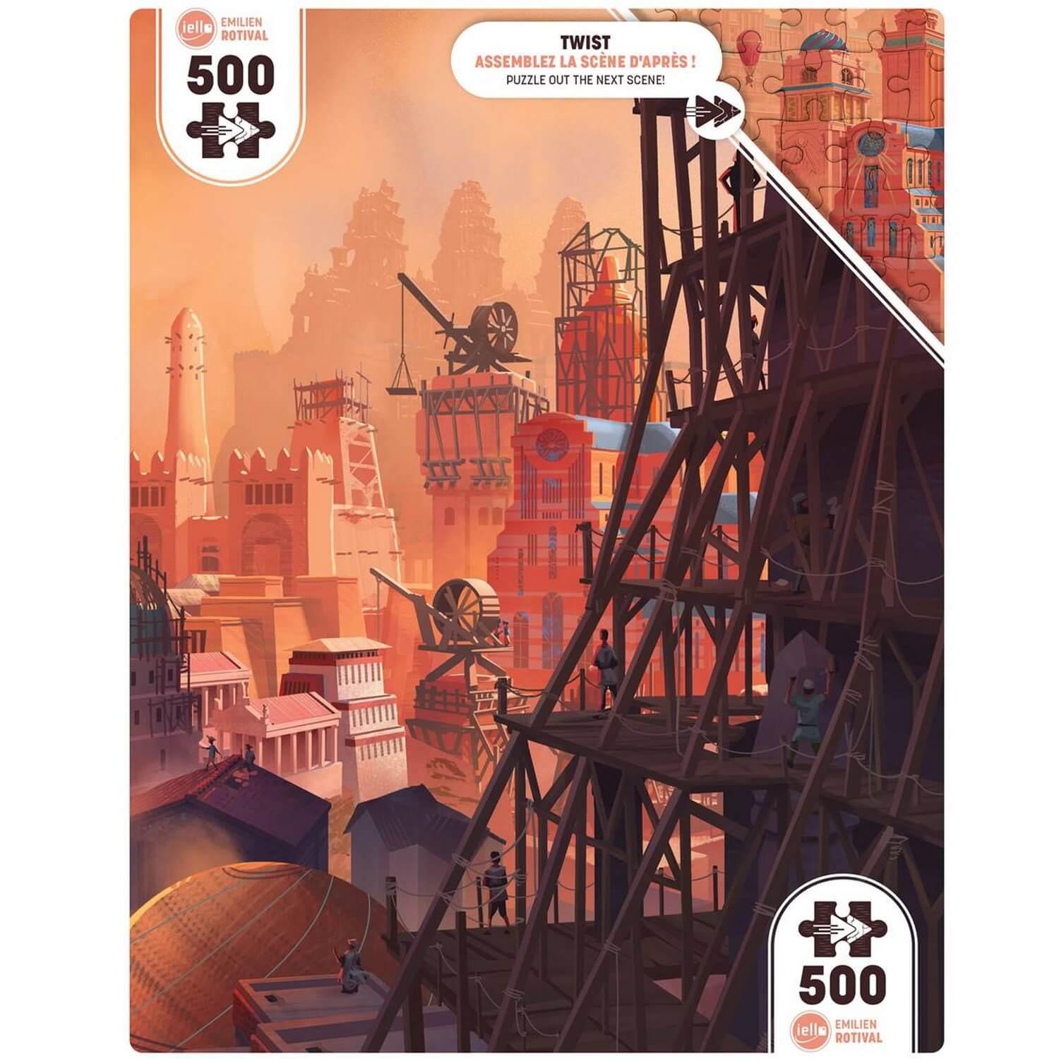 500 Piece Jigsaw - Twist - Ancient City-Yarrawonga Fun and Games