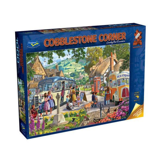 500 XL Piece Jigsaw - Country Bus Excursion-Yarrawonga Fun and Games