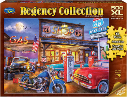 500 XL Piece Jigsaw - Old Southern Gas-Yarrawonga Fun and Games