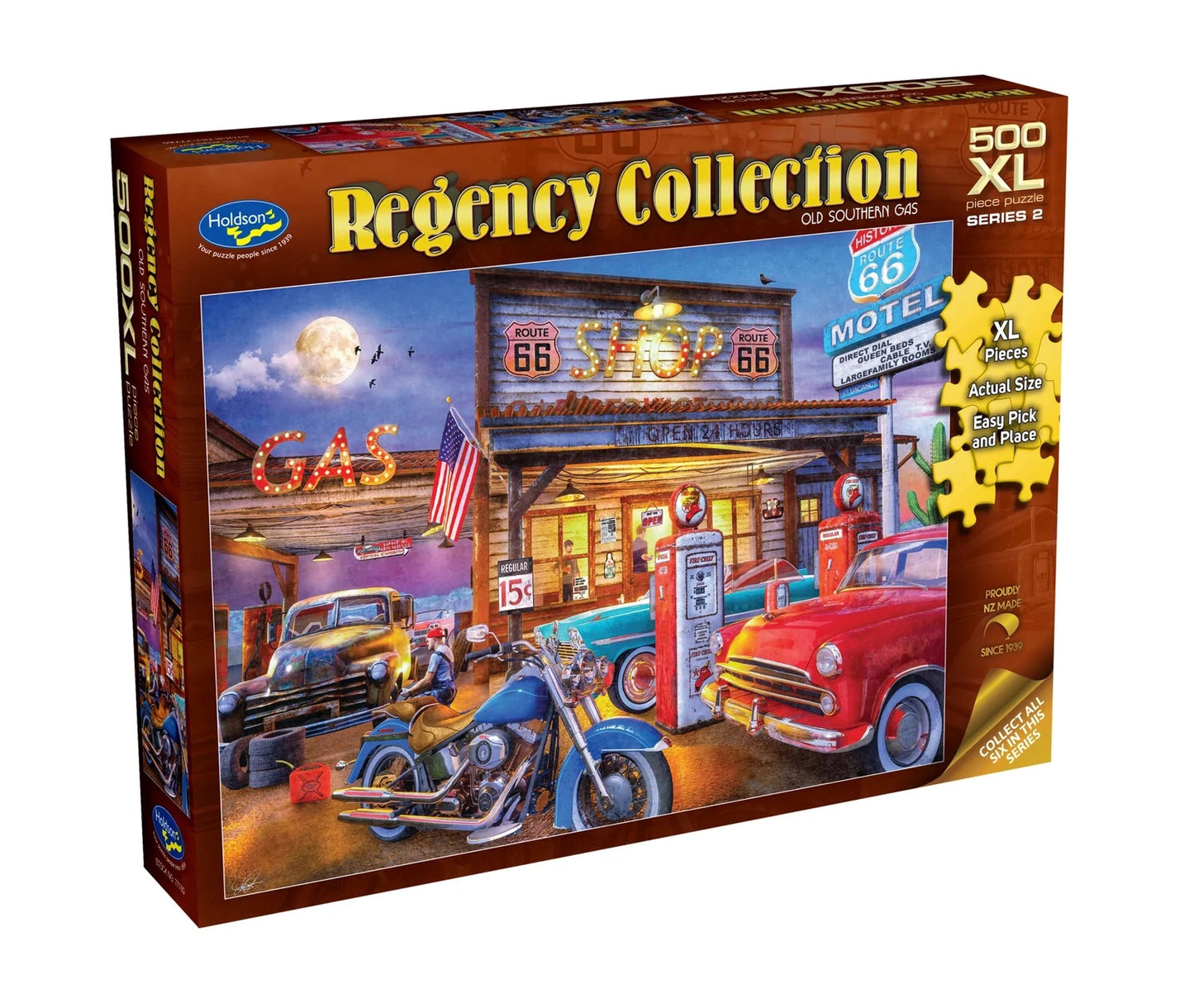 500 XL Piece Jigsaw - Old Southern Gas-Yarrawonga Fun and Games