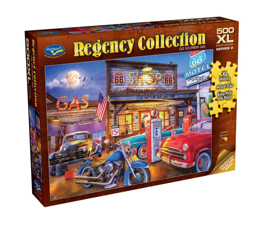 500 XL Piece Jigsaw - Old Southern Gas-Yarrawonga Fun and Games
