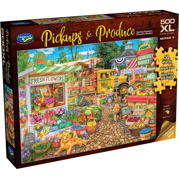 500 XL Piece Jigsaw - Pickups and Produce-Yarrawonga Fun and Games