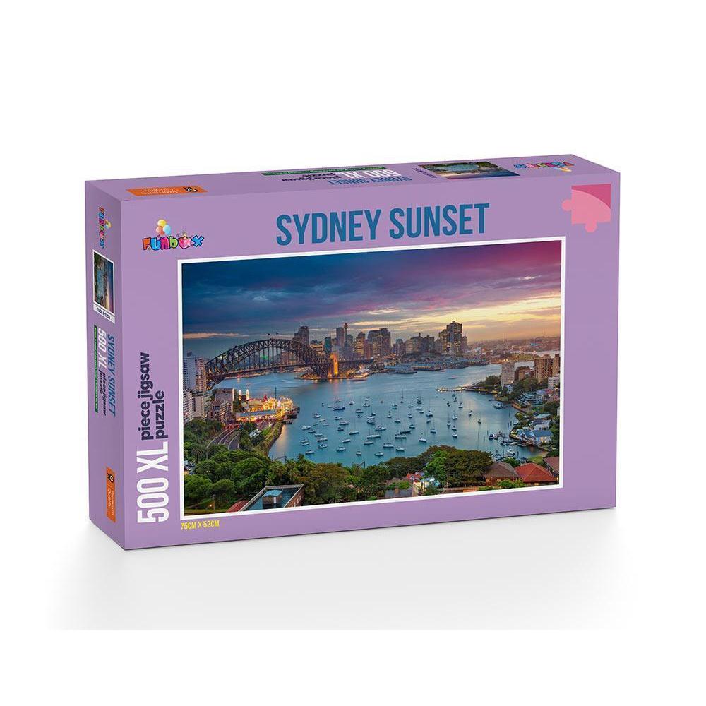 500 XL Piece Jigsaw - Sydney Sunset-Yarrawonga Fun and Games