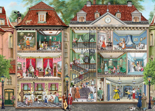 500 XL Piece Jigsaw - Victorian House-Yarrawonga Fun and Games