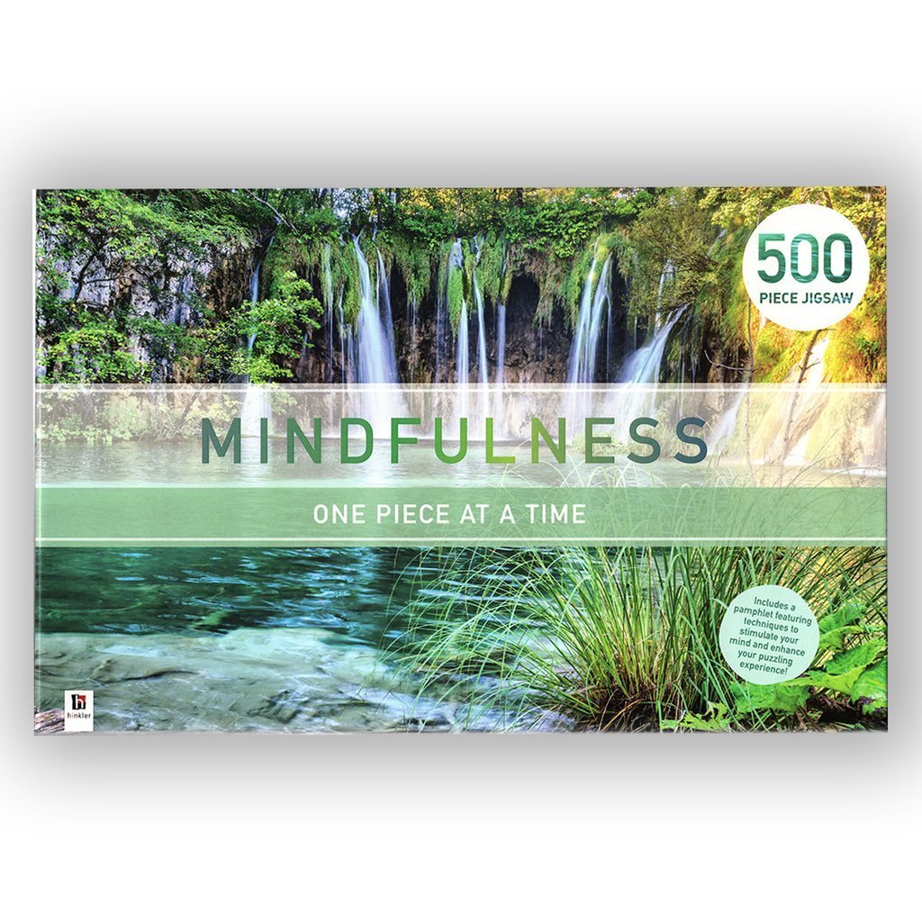 500 Piece Jigsaw - Mindfulness - Waterfall-Yarrawonga Fun and Games